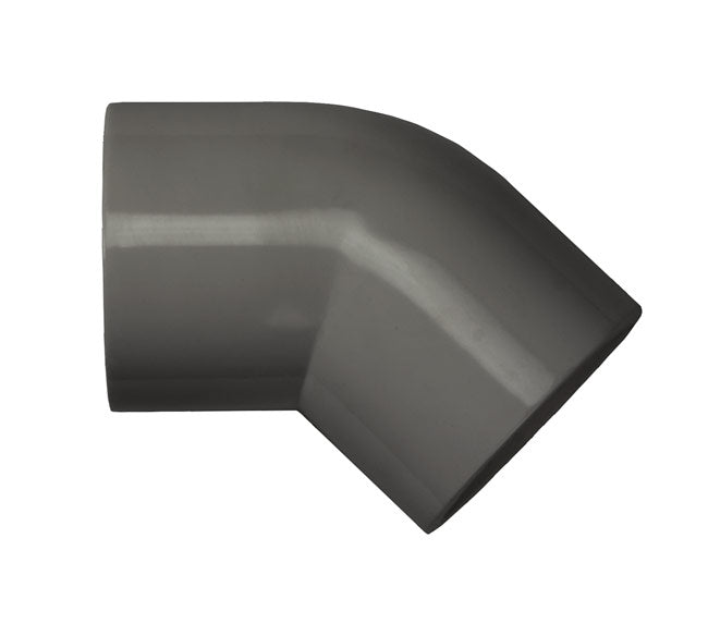 PVC SCH 80 45 DEGREE 1-1/2" SS