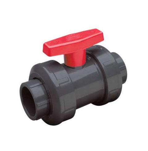 PVC SCH 80 TRUE UNION BALL VALVE 1-1/2" SS MATCO