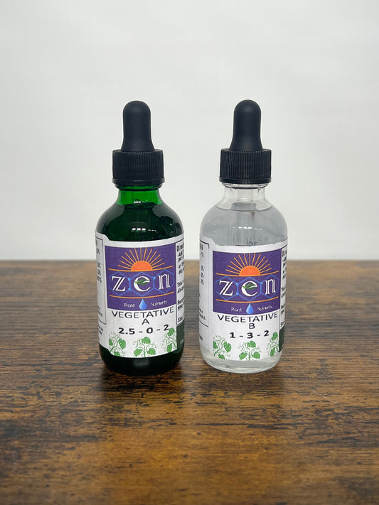 Zen Vegetative A + B Set 60 ML Glass Bottle