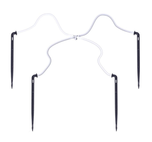 Netafim Flat 4-Way Multi-Outlet Drip Assemblies - Standard Arrow - (4) at 30" Tubing