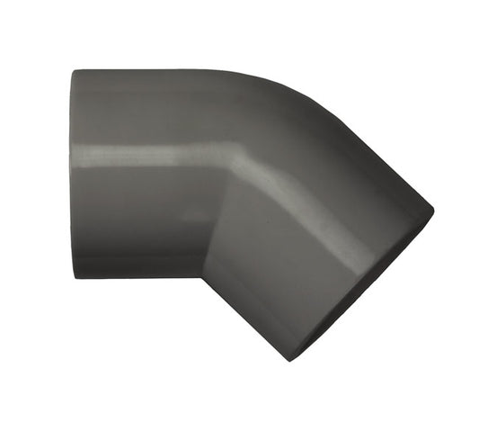 PVC SCH 80 45 DEGREE 3/4" SS
