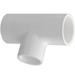 PVC REDUCER TEE 1" X 3/4" SST
